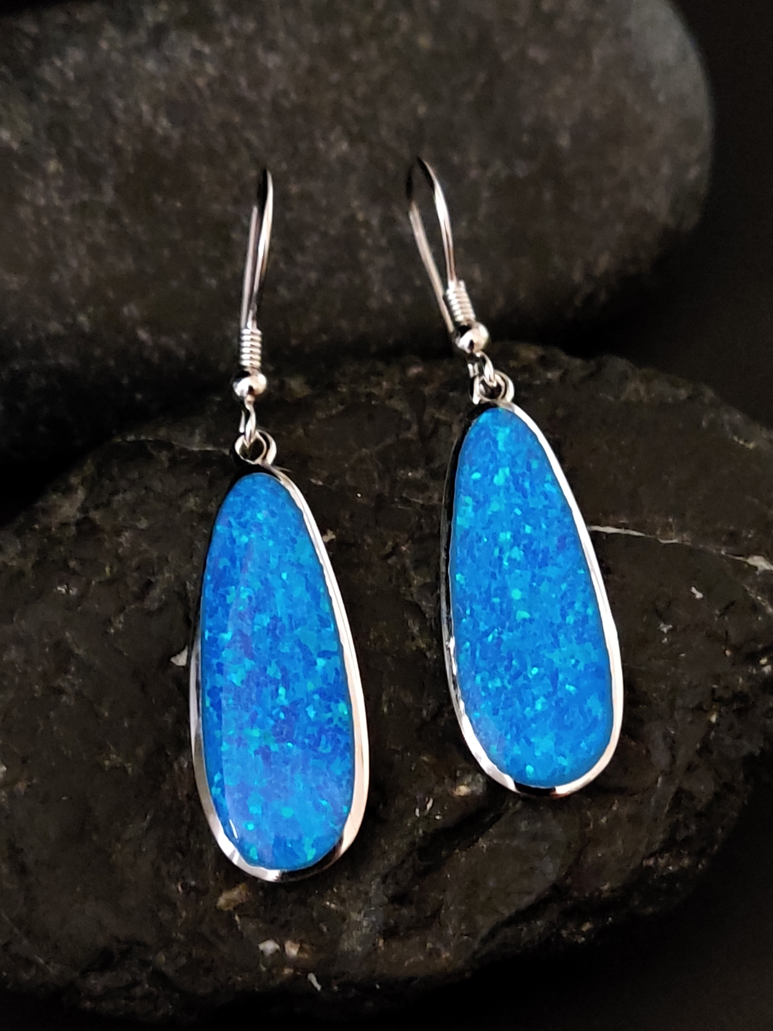 Teardrop Blue Topaz And Diamond Drop Earrings #105429 - Seattle Bellevue |  Joseph Jewelry